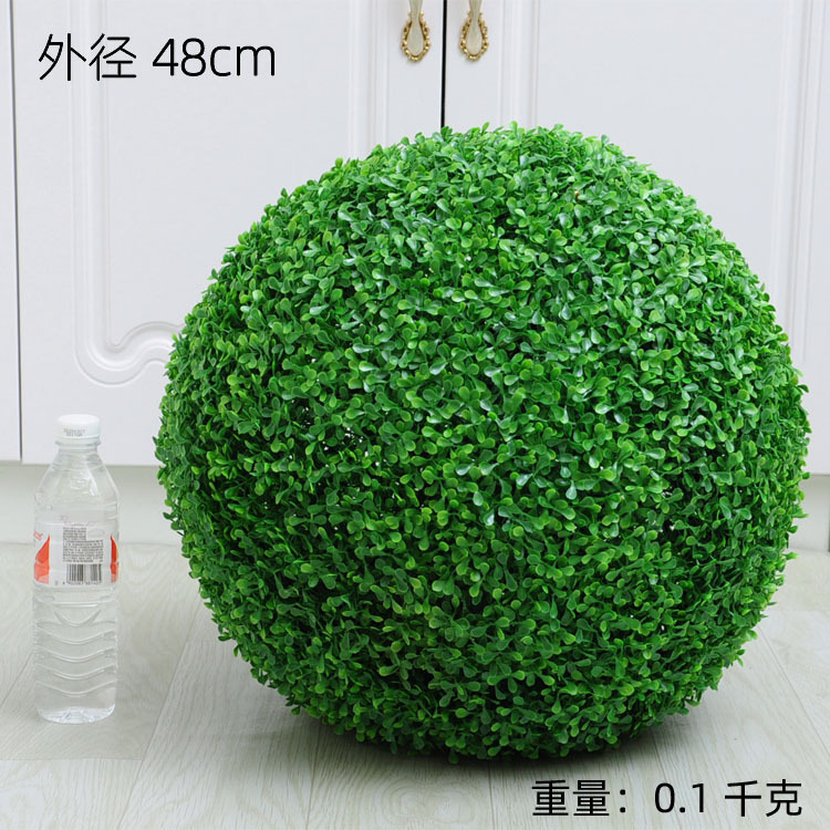 Balones de Milán Bolas de flores artificiales Plástico Yugali Wedding Mall Decoración del techo Decoración del hogar Plantas de bolas de hierba de maní