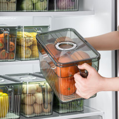 冷蔵庫収納ケース食品級キッチン食品野菜保存ケース冷蔵庫専用冷凍収納ケース日本式