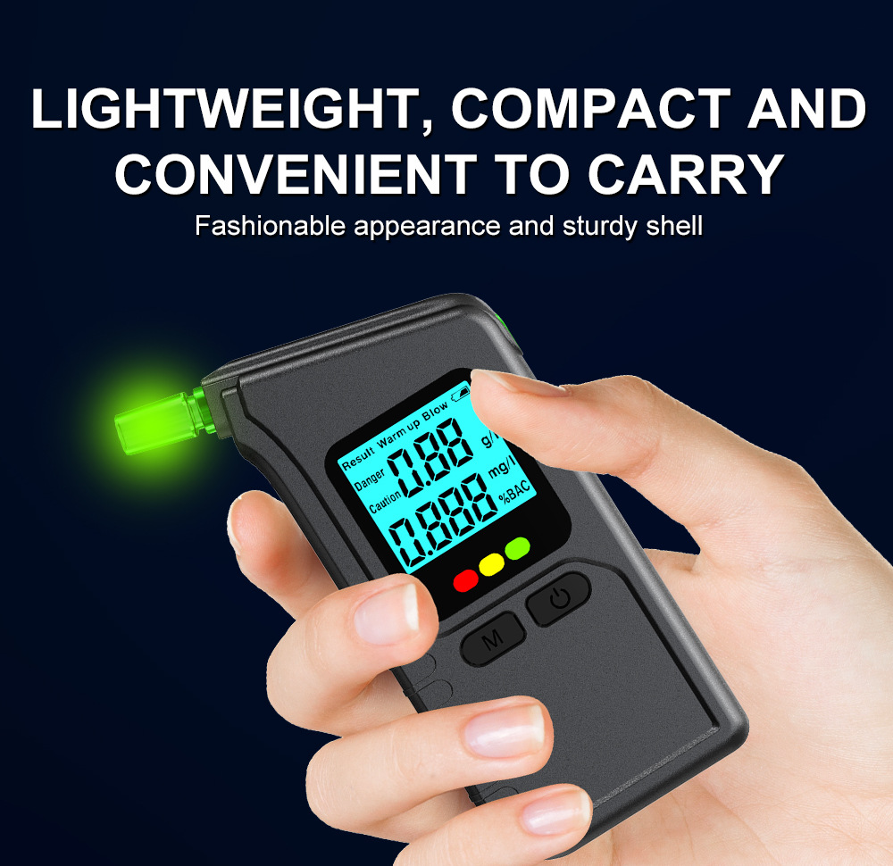 New Cross-Border Precision Alcohol Tester, Drunk Driving Detection Device, Breathalyzer for Drunk Driving Testing