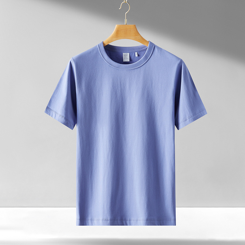 300gコットンTシャツ、白、半袖、丸首、秋冬、メンズ、トップス、ベースレイヤー、純綿、トレンドブランド、日本風、レトロ