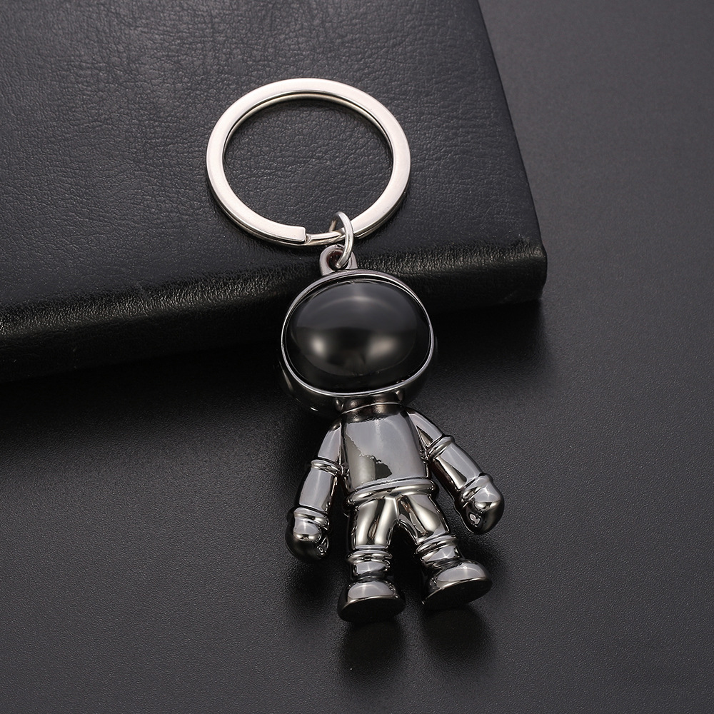 Cartoon Style Astronaut Plastic Unisex Bag Pendant Keychain display picture 6