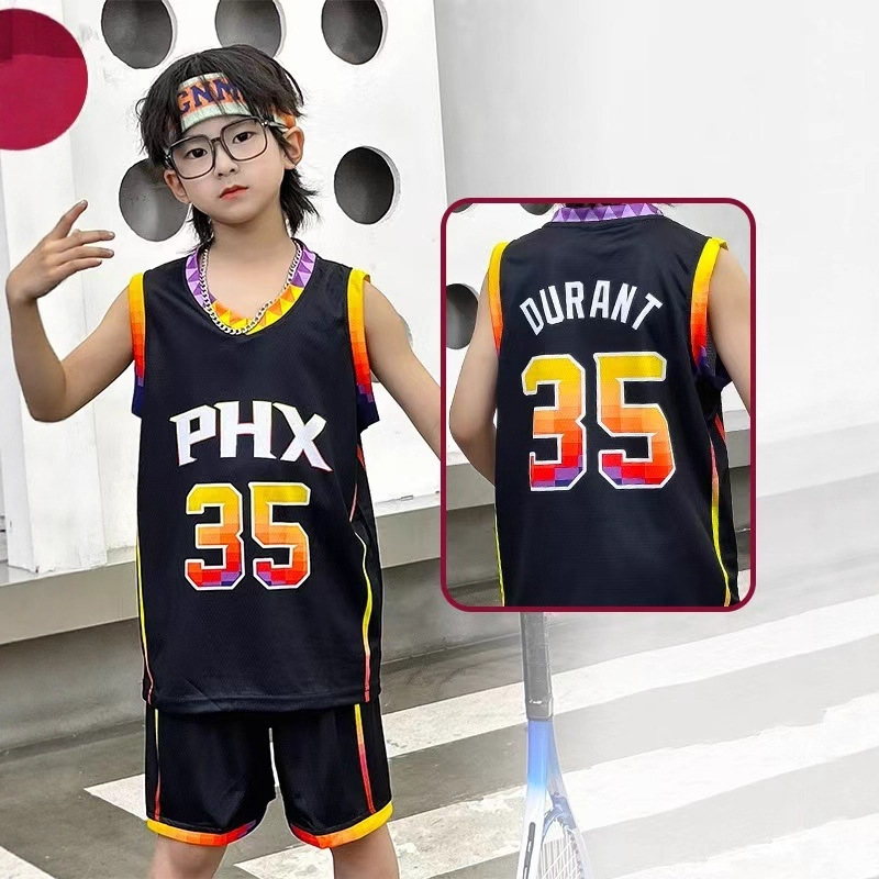 子供用バスケットボール服雄牛レイカーズ8号23号24号ユニフォームセット小学生男女競技訓練|undefined