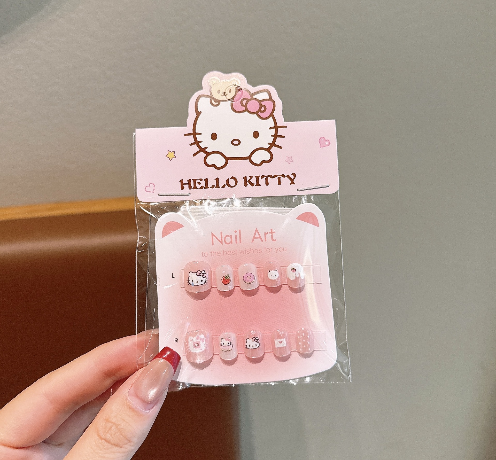 Kulomi dibujos animados para niños con pestañas de uñas para niñas nuevas pestañas de uñas juguetes de regalo para niñas