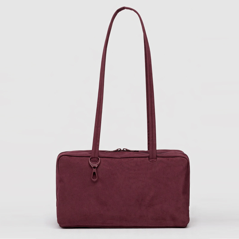 Nylon capacious one-shoulder bag