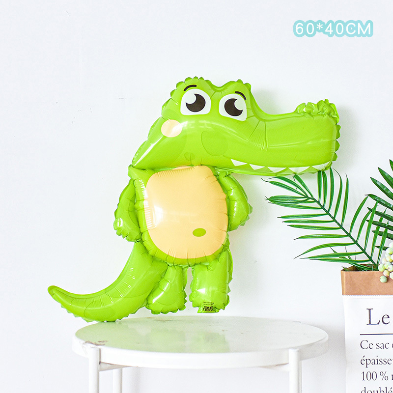 Decoración de cumpleaños para bebés con temática de regreso a clases, globos de animales de dibujos animados, diseño de fiesta infantil, sesión de fotos, jirafa, elefante