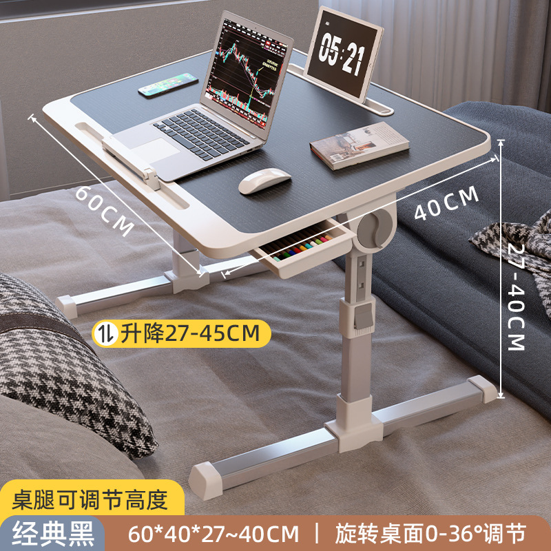 折り畳み可能な昇降ベッドの小さなテーブル家庭用学習机シンプルな寝室のコンピュータの窓の寮の学生の小さなテーブル|undefined