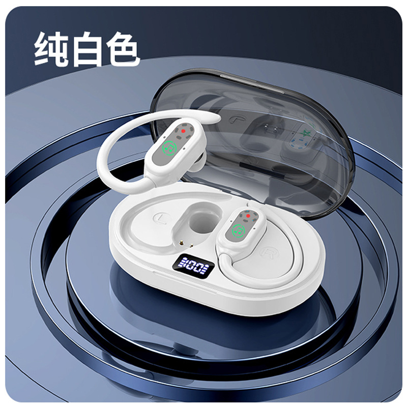 Nuevo auricular Bluetooth inalámbrico transfronterizo R16 de duración de la batería ultralarga, deportes, carrera, orejas colgantes impermeables y con reducción de ruido, orejas bluetooth