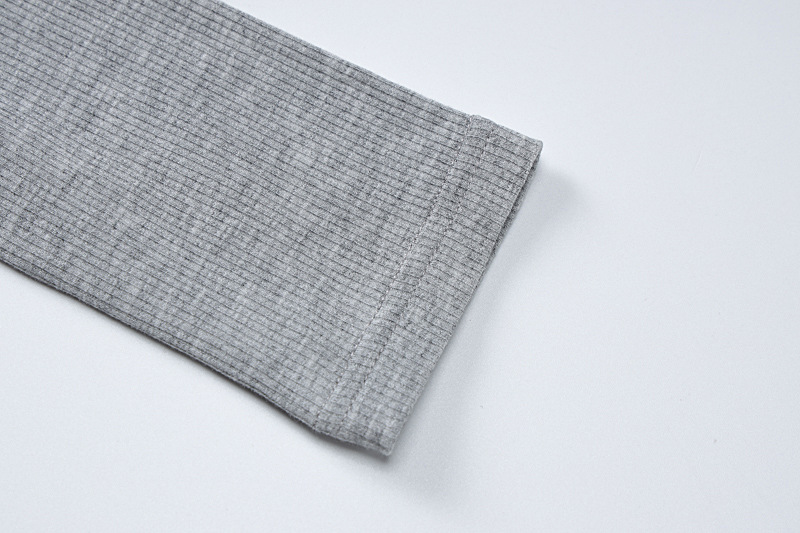 Women Clothing Sexy Tight Long Sleeves Cropped shirt Top High Waist Shorts Sports Two Piece Seit