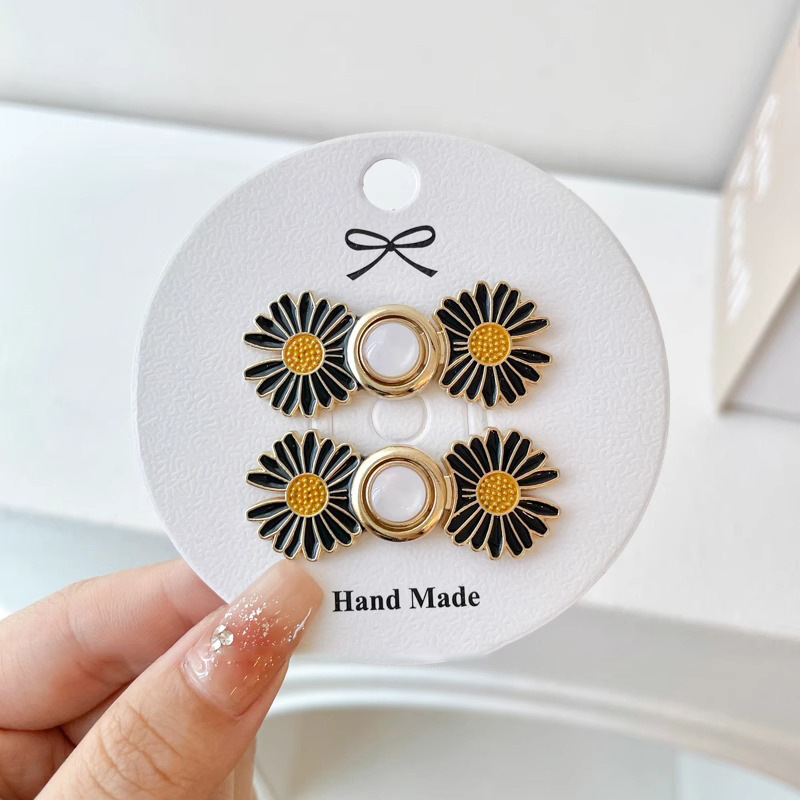 Collar anti-dispersión broche botón de cintura artefacto pin de cintura para cambiar el diamante accesorios cintura cintura perforación fija ropa de atadura