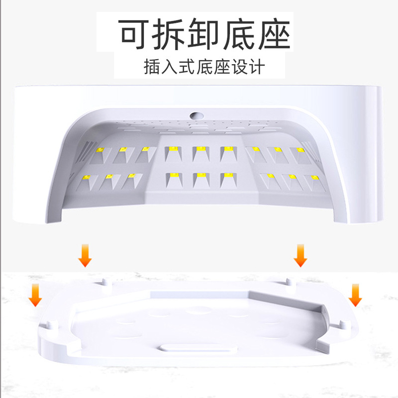 Lámpara de manicura de alta potencia de 160W, lámpara de manicura de secado rápido, pegamento de manicura UV, lámpara de fototerapia especial transfronteriza