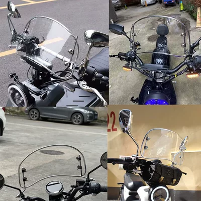 Accessories, Motorcycle front windshield