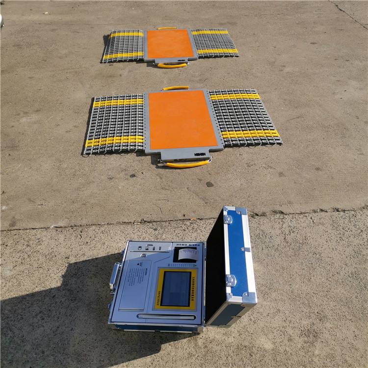 河南无线轴重秤 秤汽车称重仪 30-50吨流动车辆称重地磅