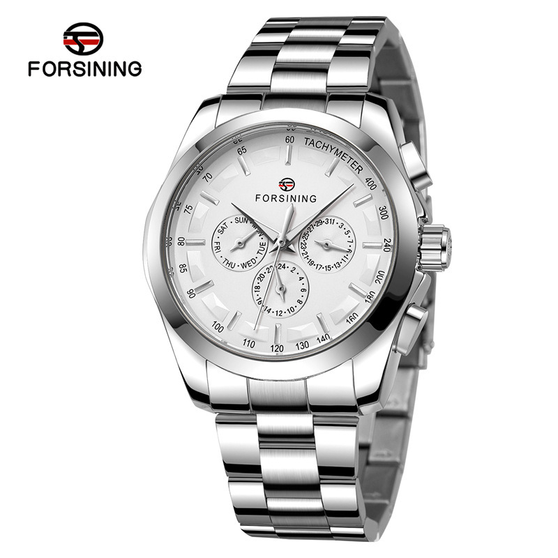 Forsining6917m3r2 nuevos hombres de seis pines mecánico automático reloj personalizado regalo tendencia de la moda