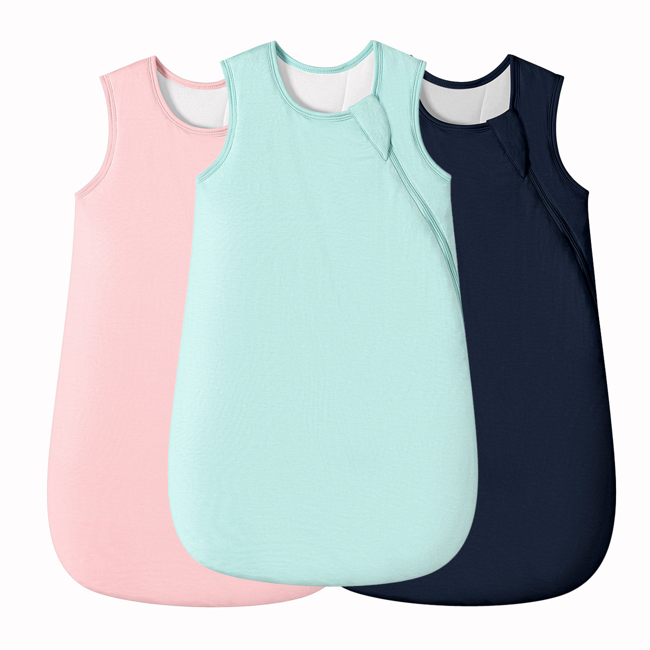 Amazon Sleeping Bag Spring & Fall Anti-Kick Baby Sleeveless Vest Sleeping Bag 1.0Tog Bamboo Fiber Cpc Certified