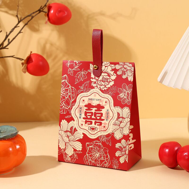 中国式喜糖箱結婚糖箱空箱結婚式箱礼箱包装婚約結婚祝い新中国式紙糖箱|undefined