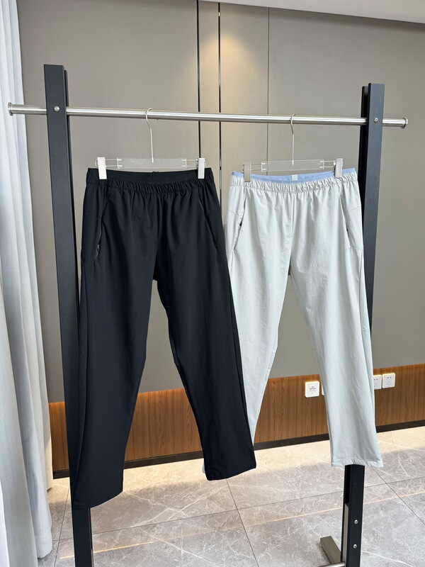 2259 可家秋季新款户外运动休闲轻量凉感弹力男士运动裤休闲长裤|undefined