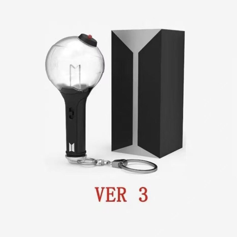 Bts Lightstick Keychain, Bts Fan Light Keychain, a Mi Stick Bomb Light Pendant Merchandise