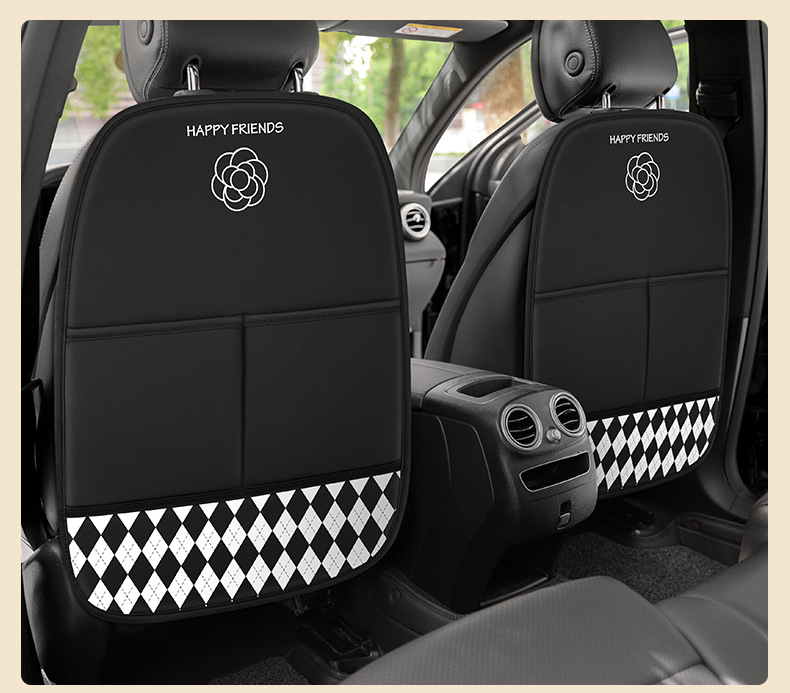 Car anti-kick pad rear car creative cute seat anti-dirty protection pad universal anti-wear pad for children in the car