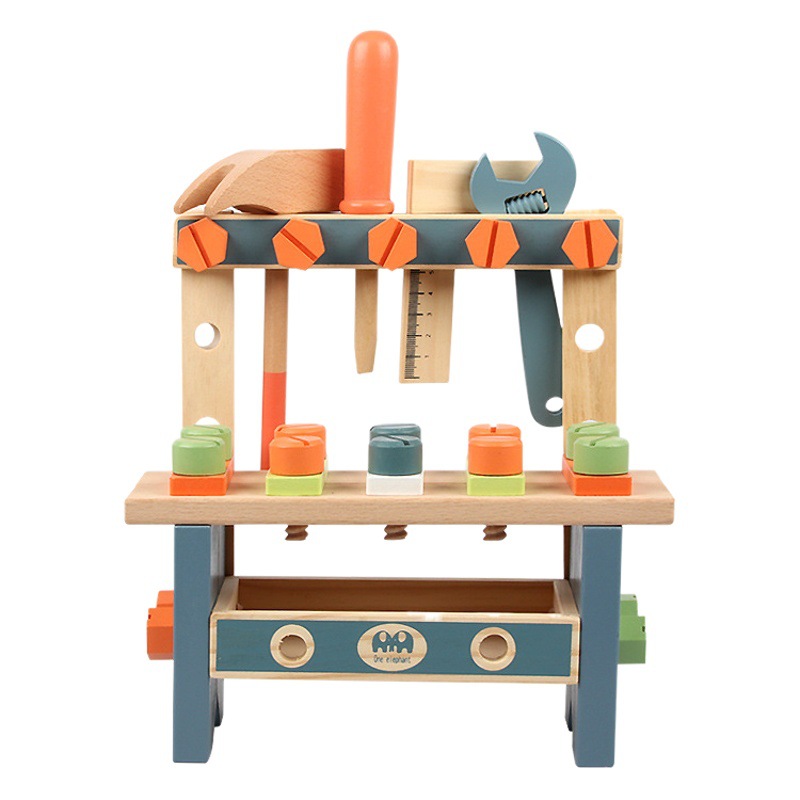 Multifuncional de 3 años de edad 4-niño de reparación de los niños Caja de Herramientas traje bebé reparación escritorio educativo simulación juego Casa de juguete