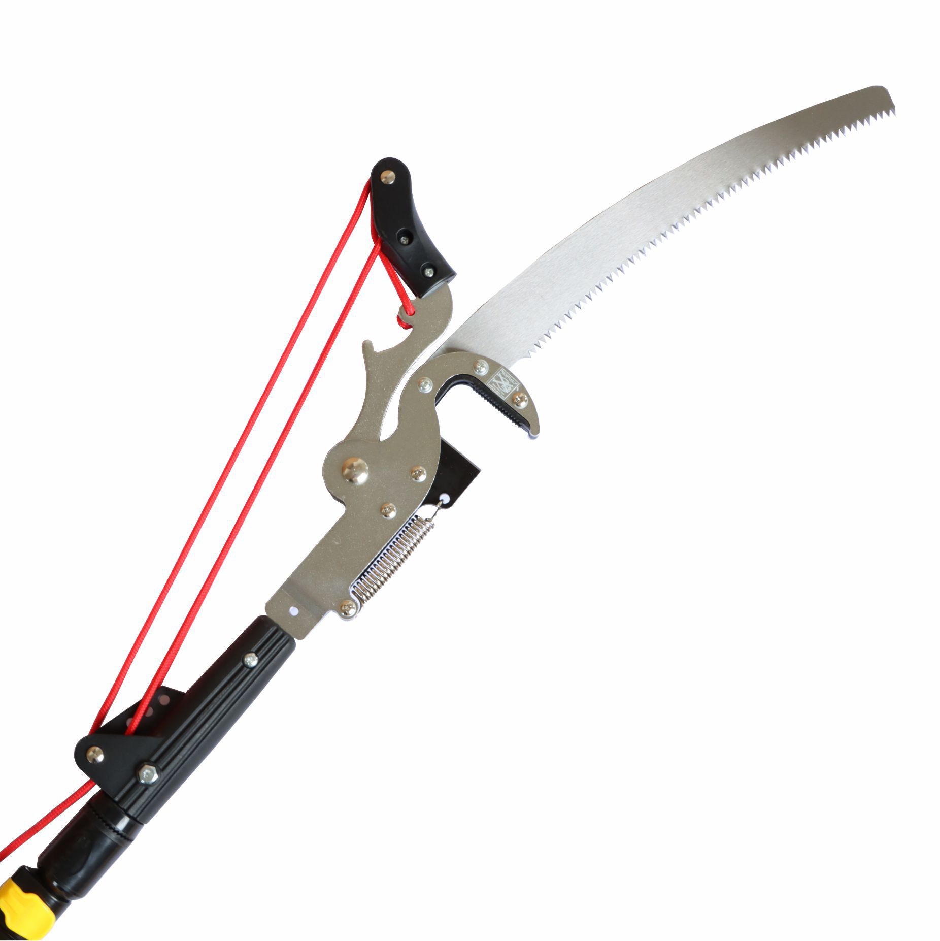 手工2合1锯子高枝剪锯两用 伸缩加长修枝剪 伸缩杆滑轮果枝粗枝剪