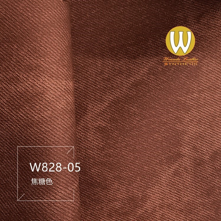 828半PU激情牛仔仿布纹肤感轻奢复古人造革拉毛底箱包靠垫包装E18