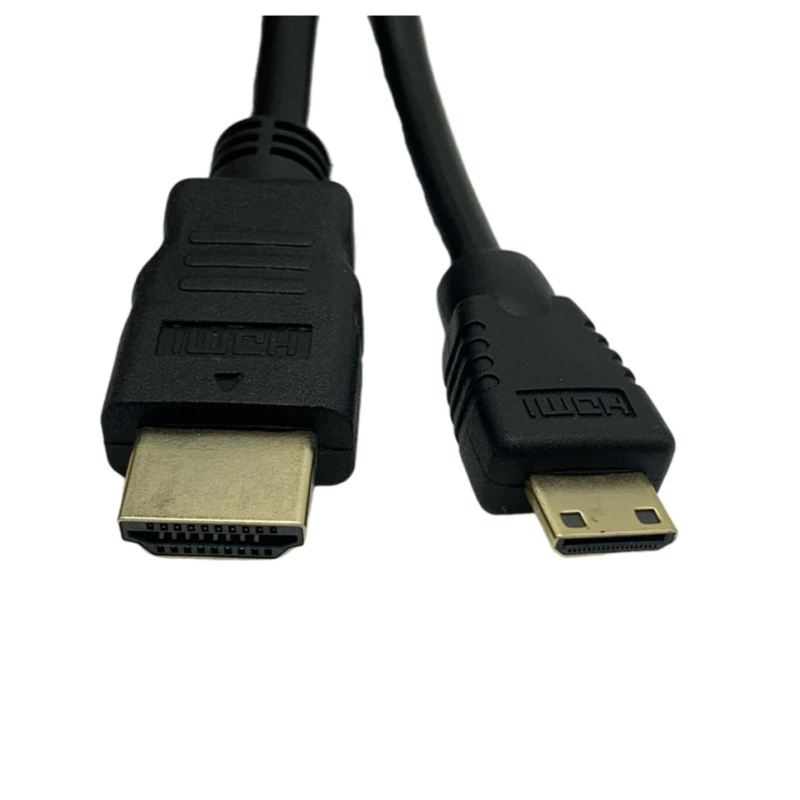 Плоский мини-HDMI к стандартному порту HDMI, большой и маленький, линия HDMI 1 метр 1,5 м, линейное соединение HD