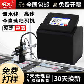 【热销款】全自动流水线喷码机日期批号打码机激光打标机在线喷码
