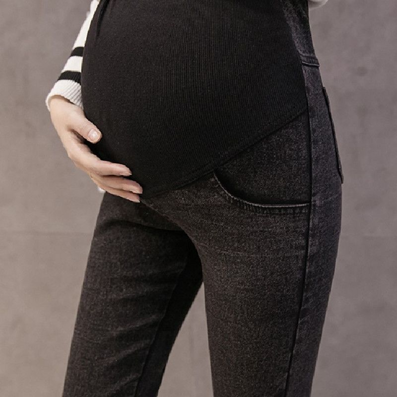 孕妇裤秋冬孕妇牛仔裤春秋外穿孕妇装夏季长裤小脚裤打底裤春季