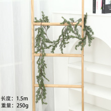 仿真松针藤条森系家居装饰藤条圣诞节日布置仿真绿植藤蔓装饰批发