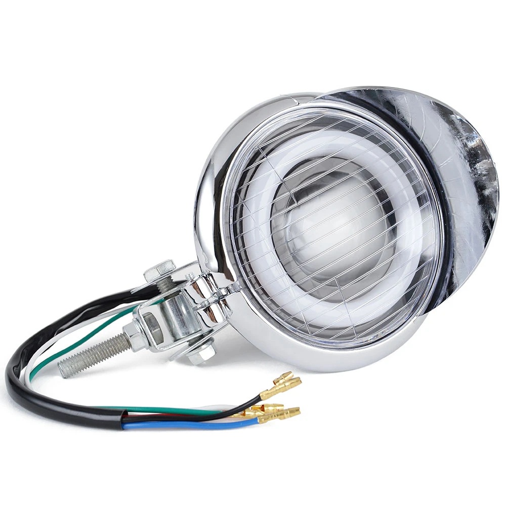 Motorcycle accessories Harley Cruise Prince modified universal retro type installation auxiliary small fog lamp spotlight