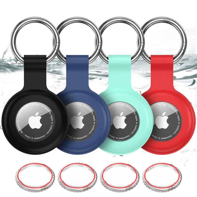 Apple, protective case, silicone waterproof keychain
