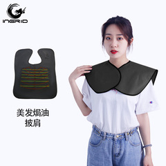 Hair salon special oil-baked hair dyeing shawl hairdressing tool perm dyeing hair scarf hair cutting anti-break hair scarf shawl