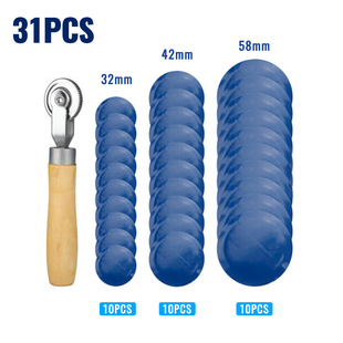 Foreign trade customers free matching tire repair set valve core set wrench tire repair film set