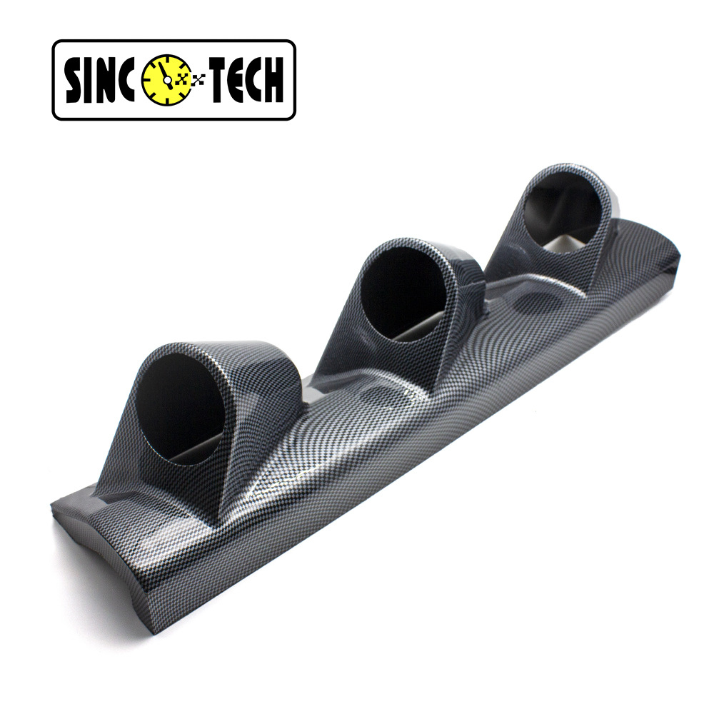 Car Instrument Modification Universal Single Hole Double Hole Three Hole Instrument Frame 52mm Triple Instrument Holder Instrument Cover