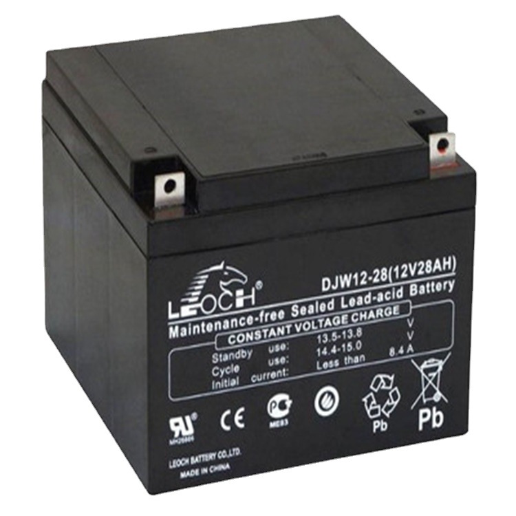 LEOCH理士铅酸蓄电池DJW12-28 12V28AH 阀控式UPS不间断电源 包邮