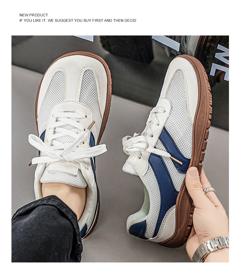 Foreign Trade Wide-fit German Training Widened Men's Sneakers, Large-toe Shoes, Breathable Versatile Sports Casual_vogvips.com