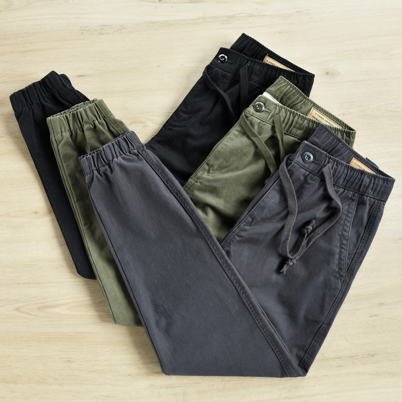 2026 Summer Thin Nine-Point Pants Men's Jogger Pants Korean Style Trendy Handsome Pants Trendy Brand Casual Cuffed Men's Pants 2026 Summer Thin Nine-Point Pants Men's Jogger Pants Korean Style Trendy Handsome Pants Trendy Brand Casual Cuffed Men's Pants