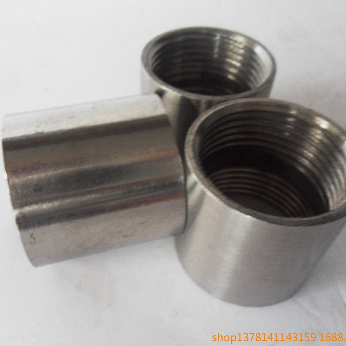 批发供应不锈钢抛光处理焊直通 螺纹不锈钢直通