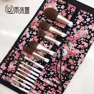虞美人化妆刷套装13支初学全套定妆刷眼影刷腮红刷粉底刷新手必备