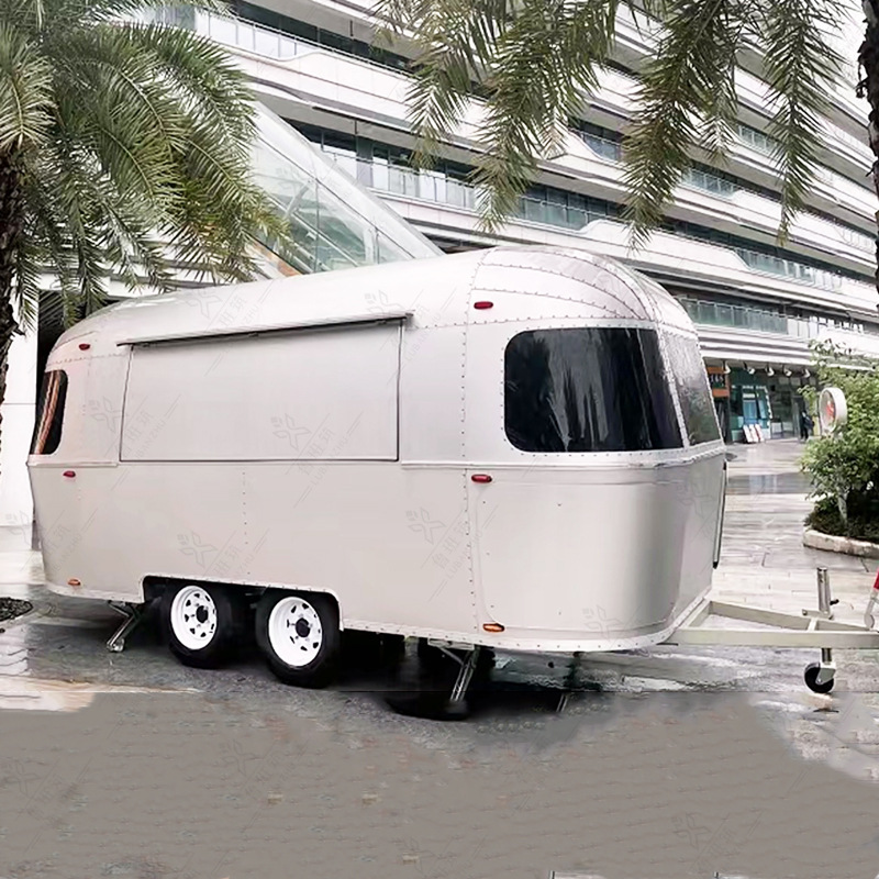 Compuesto aislante de aluminio remolque con baño cocina camping modelo de vehículo de simulación 1: 1