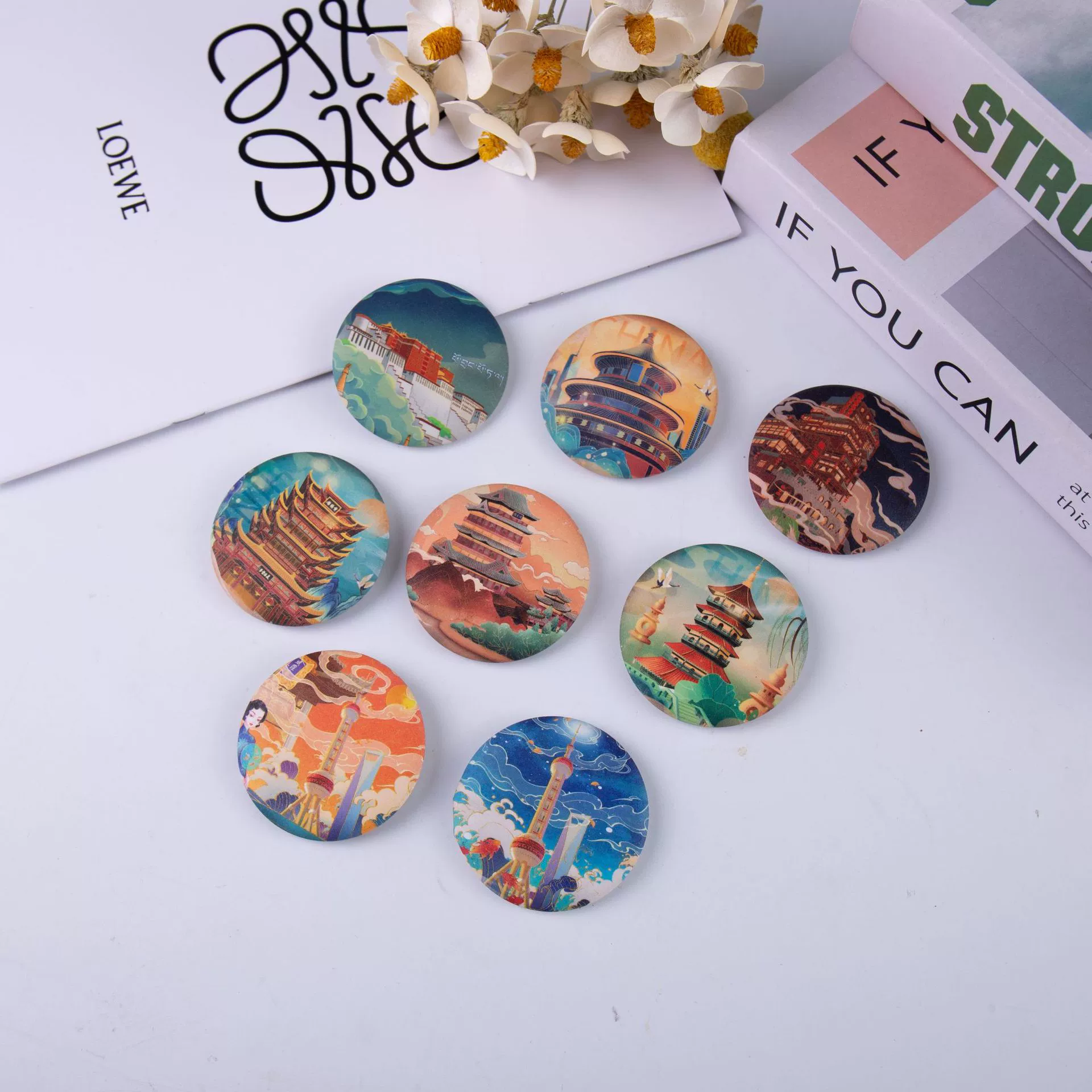 Новый креативный персонализированный значок жести