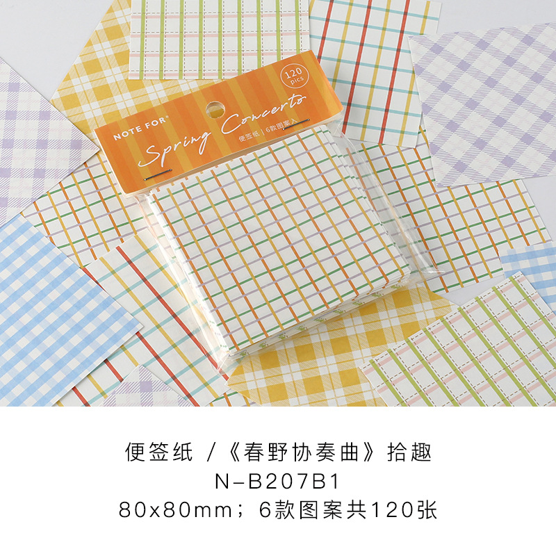 Nota para chunye concierto nota libro diario decoración Collage material nota papel