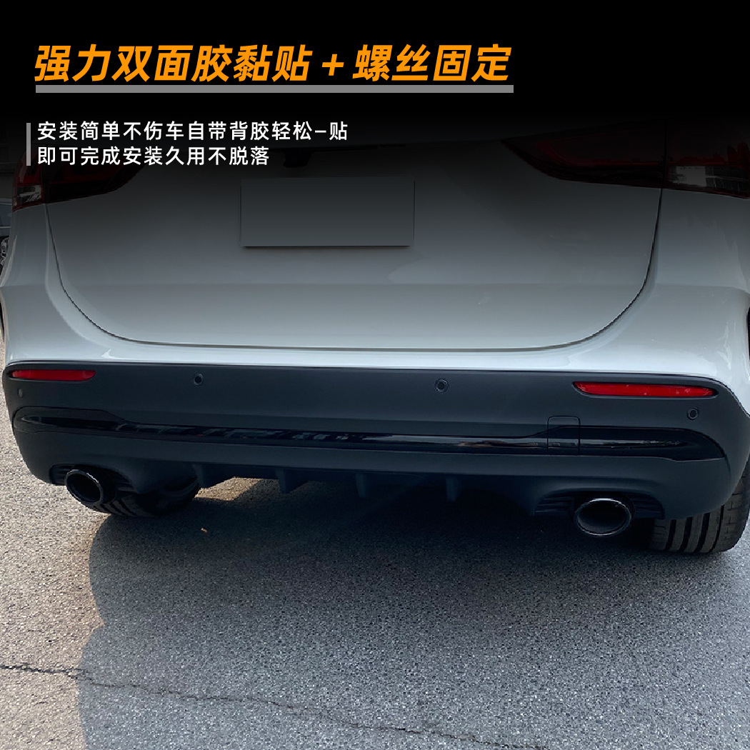Punta de Tubo de Escape H247 GLA35 GLA45 GLA200 220 250 AMG de ABS para Mercedes-Benz Clase GLA image 4