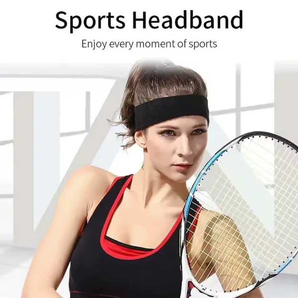 Cross-border outdoor unisex cotton sports headband, anti-sweat headband, fitness sports headband, sweat-absorbing band, sports wristband