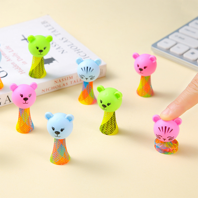 Bouncing Little Man Tiktok Jumping Man Bouncing Elf Creative Stress Relief Eva Spring Man Stress Relief Toy Wholesale Small Gifts