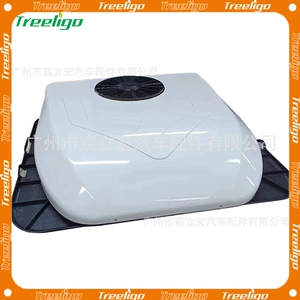 Treeligo new large top parking air conditioner 12V24V electric refrigeration overhead air conditioner room truck car air conditioner