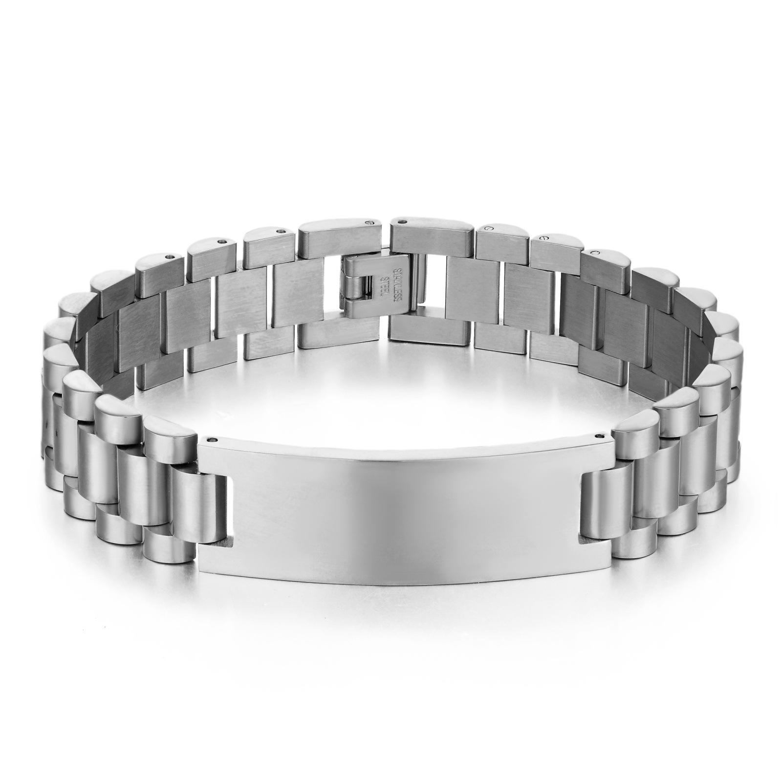 Hip-hop Geometric Titanium Steel Plating Unisex Bracelets display picture 10