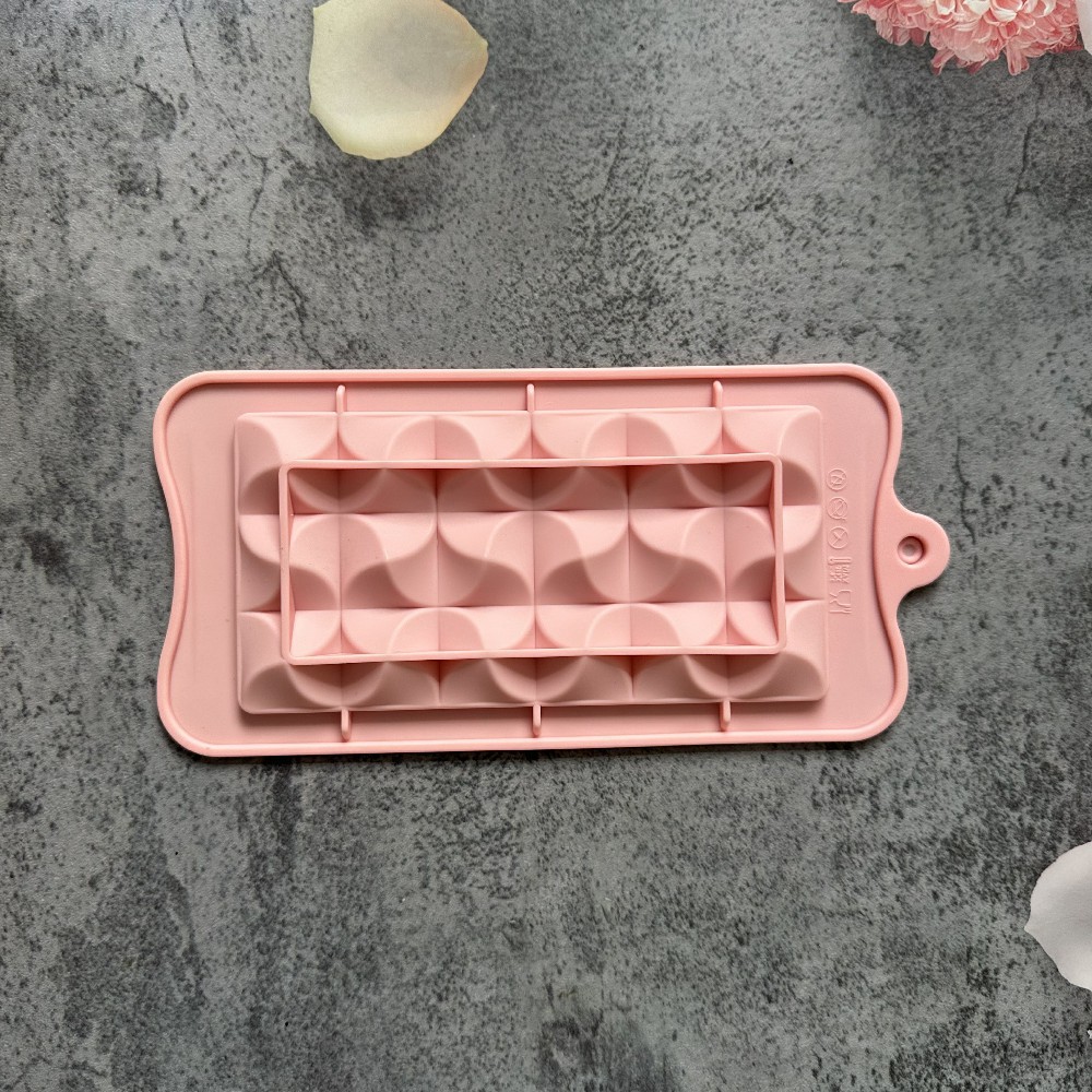 124 molde de silicona chocolate agudo pastel helado pudín molde de postre jabón utensilios de cocción