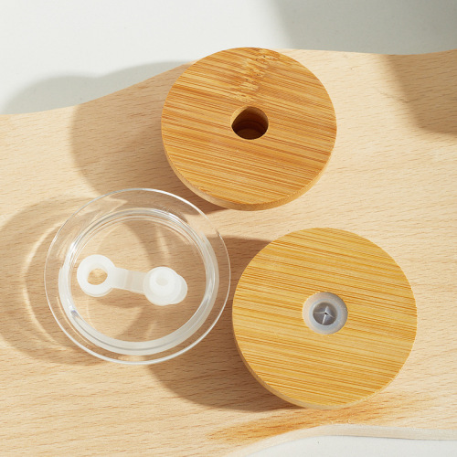 Amazon can glass Coke straw cup home cold drink coffee cup 16oz transparent beer cup with lid