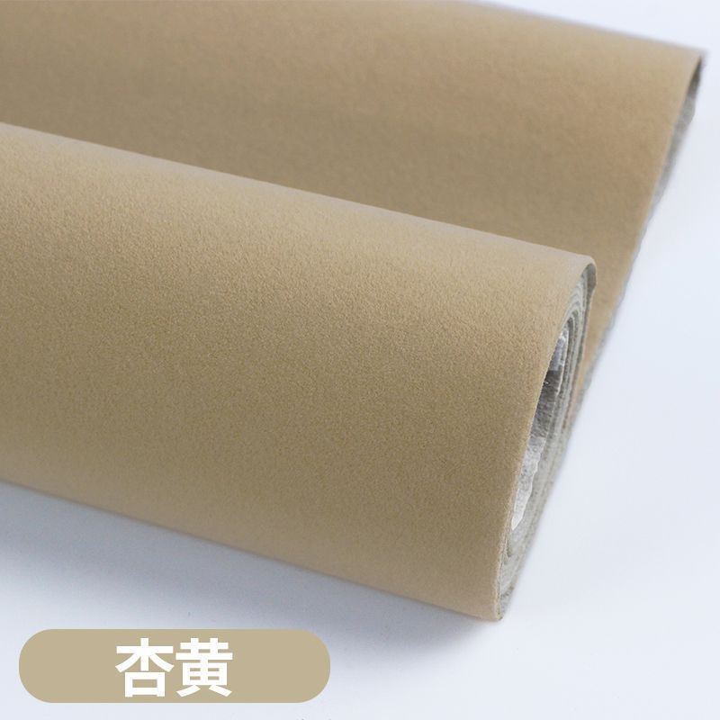 加厚背胶自粘绒布黑色加密不干胶植绒布料带胶柜台绒布黑绒布展示|undefined